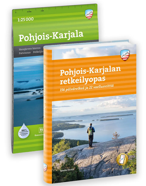 Pohjois-Karjalan retkeilyopas + kartat