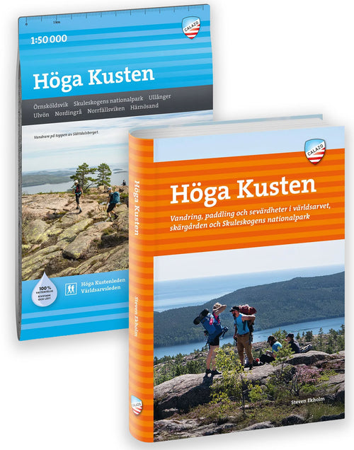 Paket: Höga Kusten + karta