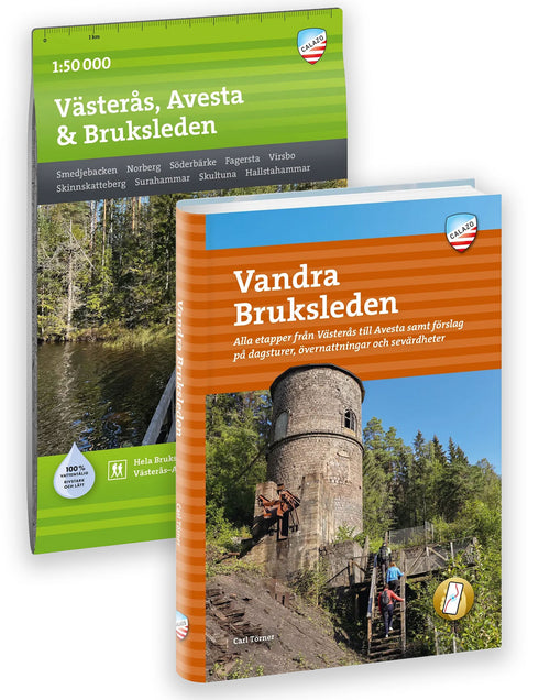 Paket: Vandra Bruksleden + karta