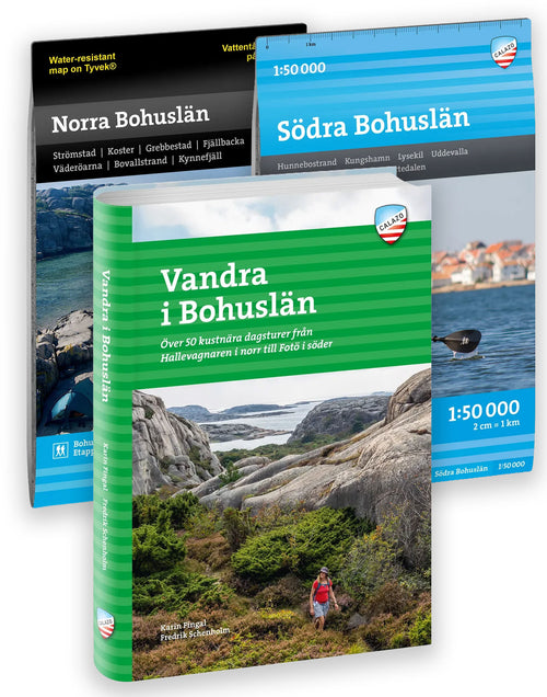 Paket: Vandra i Bohuslän + 2 kartor
