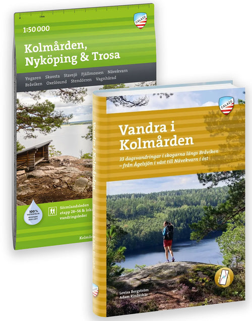 Paket: Vandra i Kolmården + karta