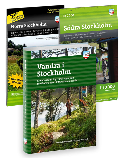 Paket: Vandra i Stockholm + kartor