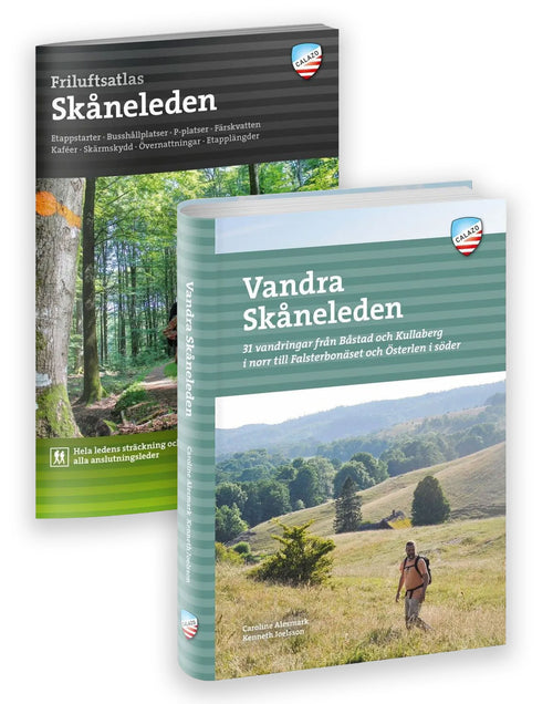 Paket: Vandra Skåneleden + friluftsatlas